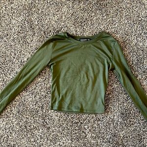 Olive Green Long Sleeved Women’s Top